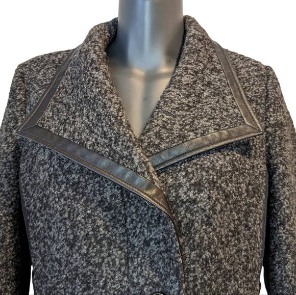 Claire France marled grey winter jacket size 14 - Picture 1 of 11